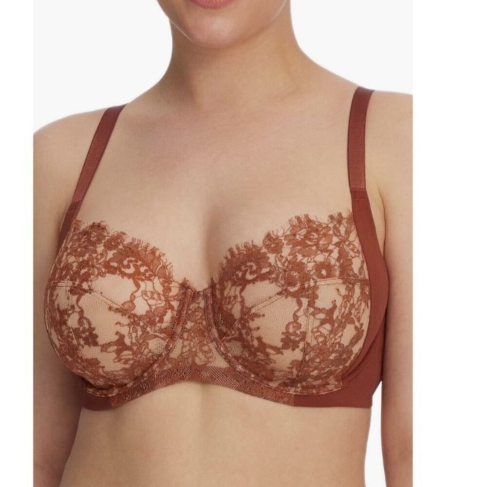 Skarlett Blue Entice Underwire Full Coverage Lace Bra Size 32G
